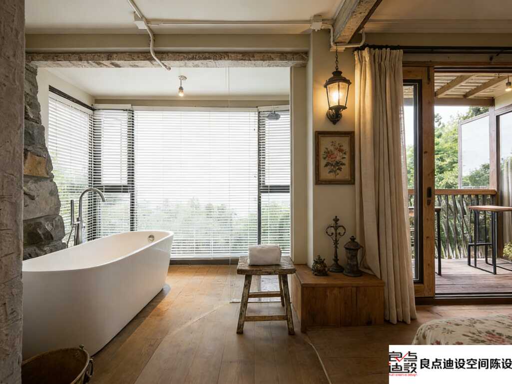 爆改老房!这间民宿的软装设计是氛围感天花板吧🛁✨